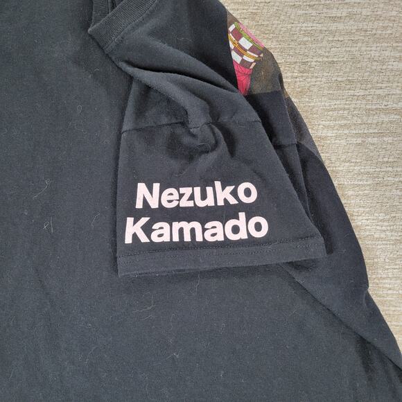 Demon Slayer Nezuko Kamado Anime Shirt Small Black Graphic Print Japanese Manga - Picture 5 of 10